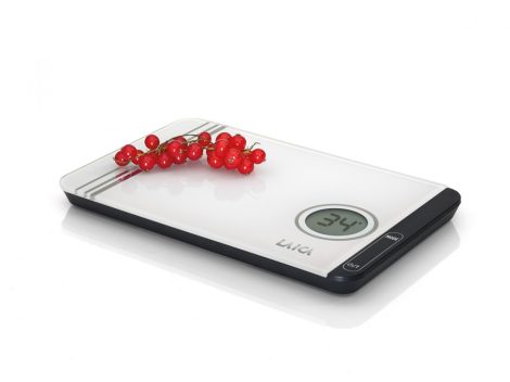 LAICA digitális fehér konyhai mérleg Touch Sensor - 5 kg / 1 g
