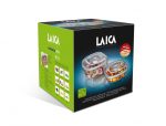   LAICA 2 db-os vákuumozható tároló / marináló, BPA mentes edény szett 2 literes + 1 literes